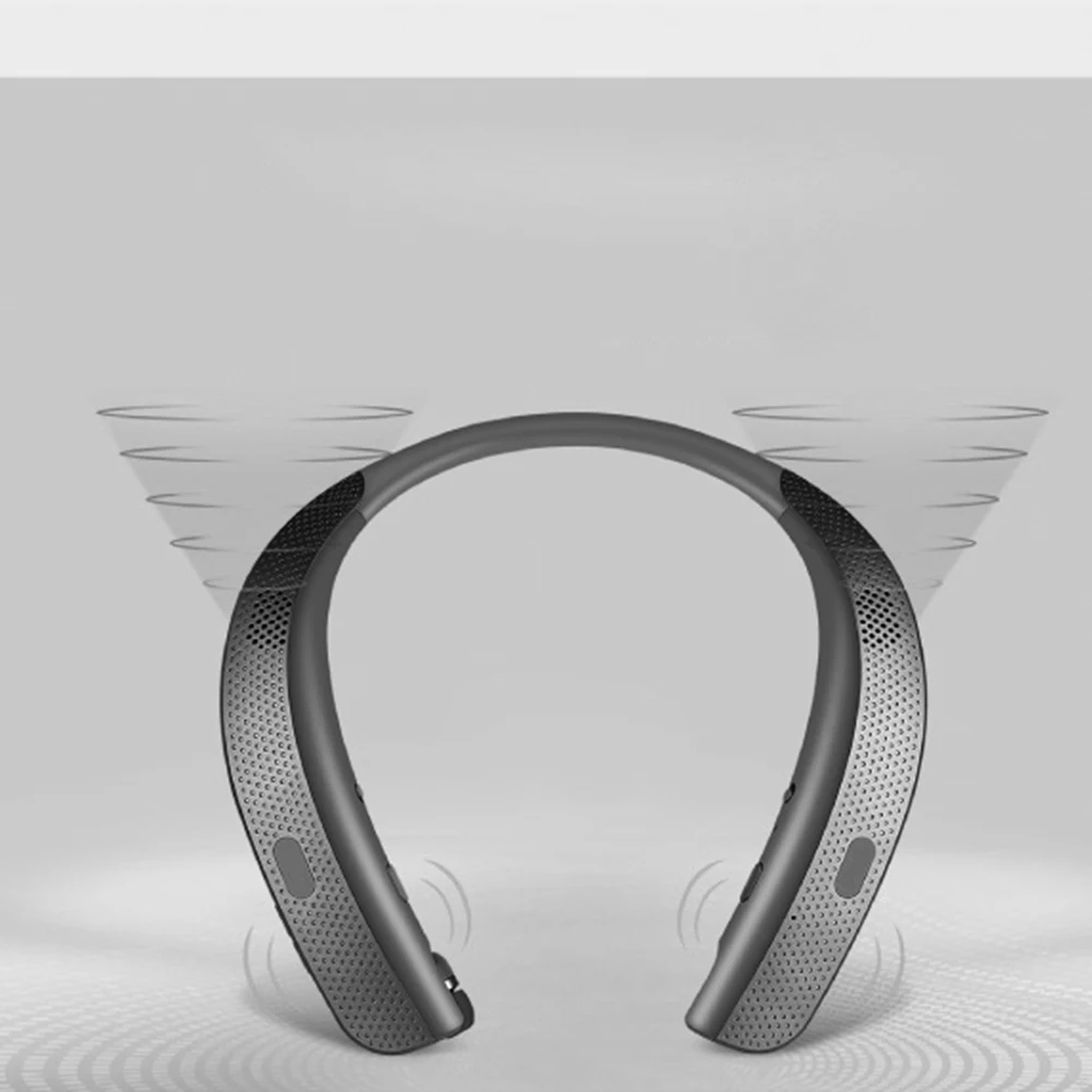 Креативный bluetooth-динамик для шеи, переносной динамик высокого качества для шеи, портативный Bluetooth, уличный динамик для занятий спортом