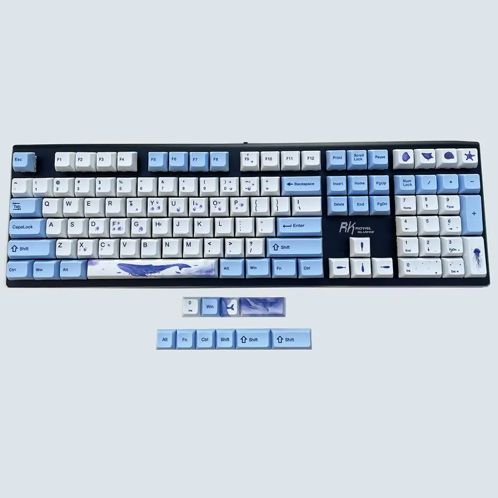 Колпачки для клавиатуры 118 клавиш профиль XDA PBT сублимация краской переключателей