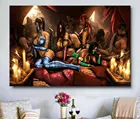 Модная красивая шелковая ткань W313 Mortal Kombat X Hot Fighting Game, яркая декоративная наклейка