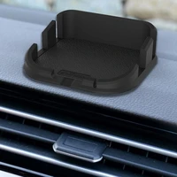 phone mount weather resistant multi functional simple style anti slip black silicone car pad dashboard phone holder for car