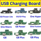 USB-порт для зарядки док-станции, соединительная плата Flex для Moto G9 Power G7 G8 G9 Play Plus G8 Power Lite  One Fusion Hyper Macro