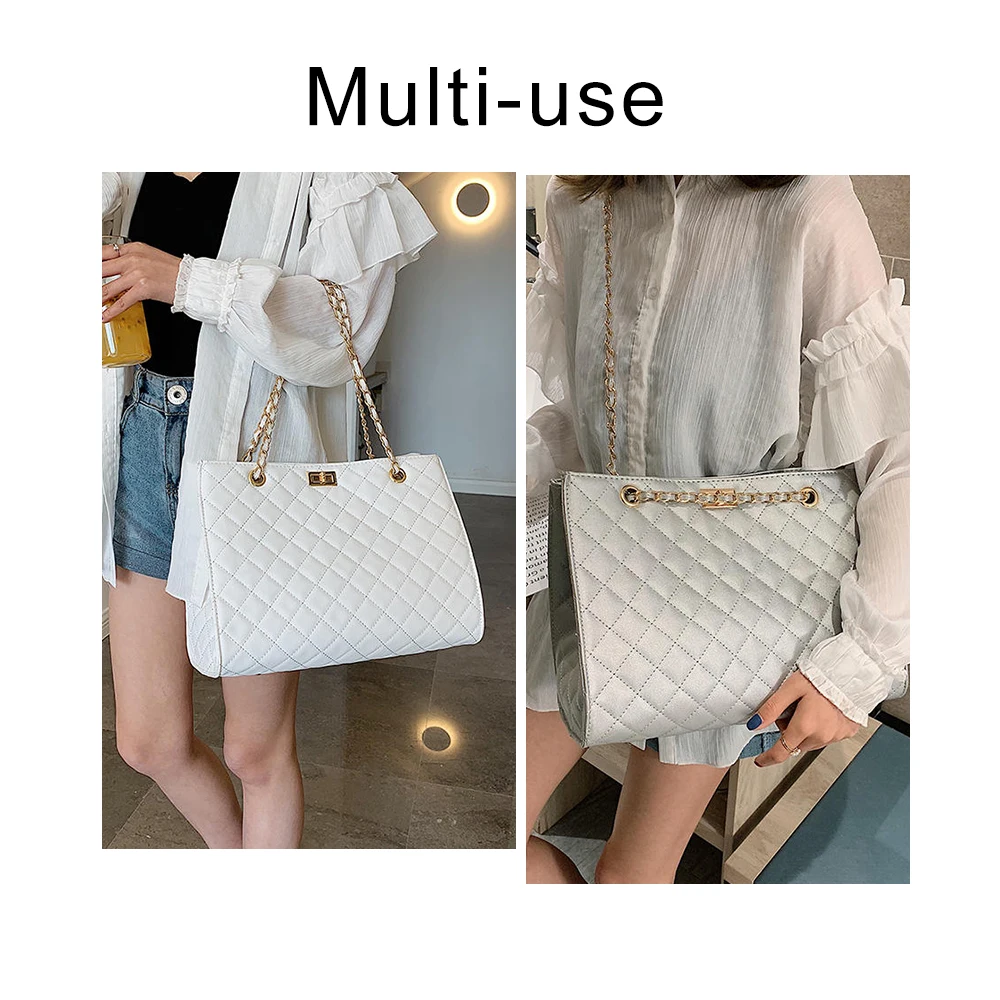 Модная женская кожаная сумка через плечо на цепочке знаменитая дизайнерская