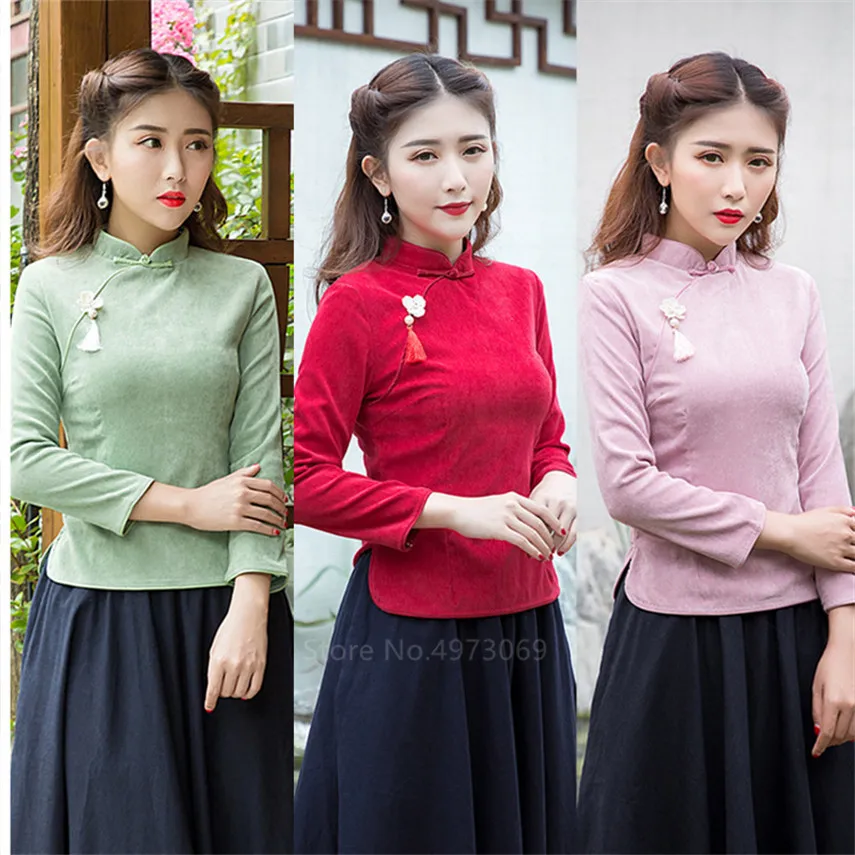 Китайское традиционное платье Qipao для женщин и девочек модный ретро винтажный