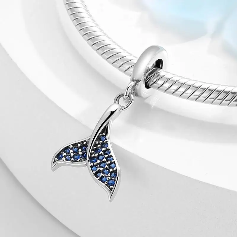 Оригинальный и аутентичный с серебряные бусины 925 пробы диплома подвеска в виде