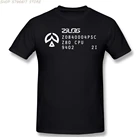 Мужские футболки с программатором, забавные винтажные Топы Zilog Z80, футболки из чистого хлопка с маркировкой микропроцессора, футболки в стиле Харадзюку