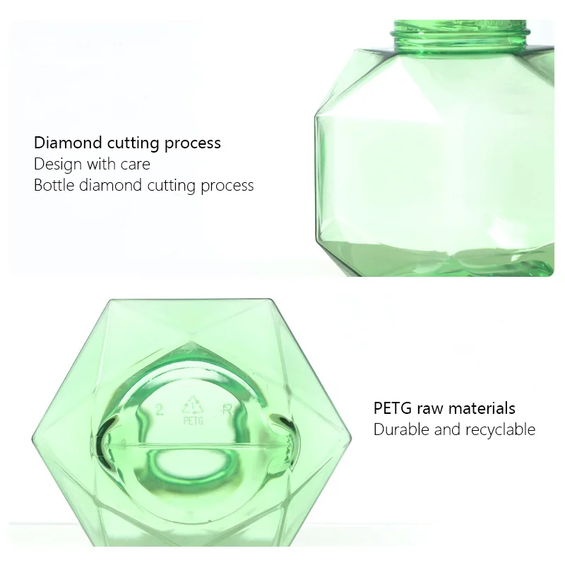 

300Ml Liquid Soap Dispenser Flower Shape Foam Foaming Pump Empty Bottle Plastic Clear Bottle Shower Gel Foam Pump Bottle