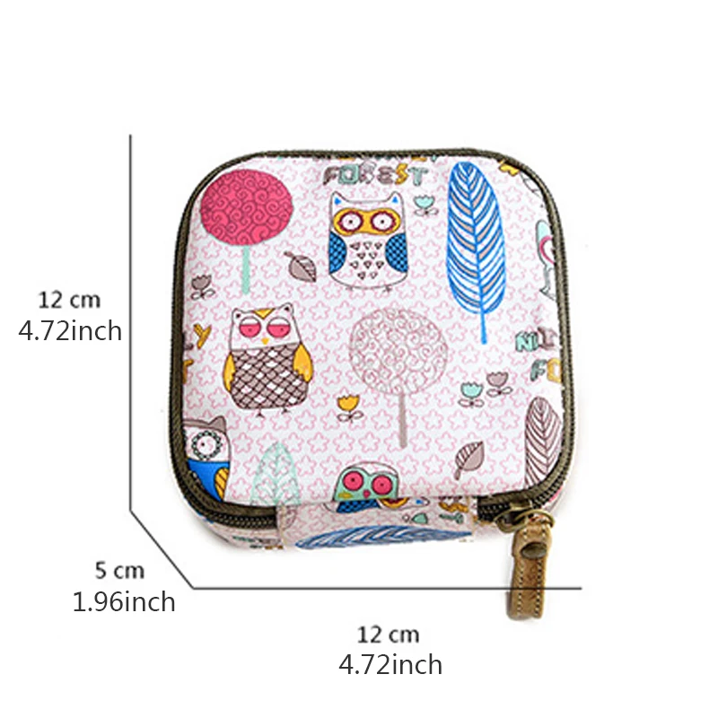 

Cute Waterproof Storage Bag Sanitary Napkin Storage Bag Mini Cushion Bags Portable Lipstick And Coin Sanitary Bag Storage Box