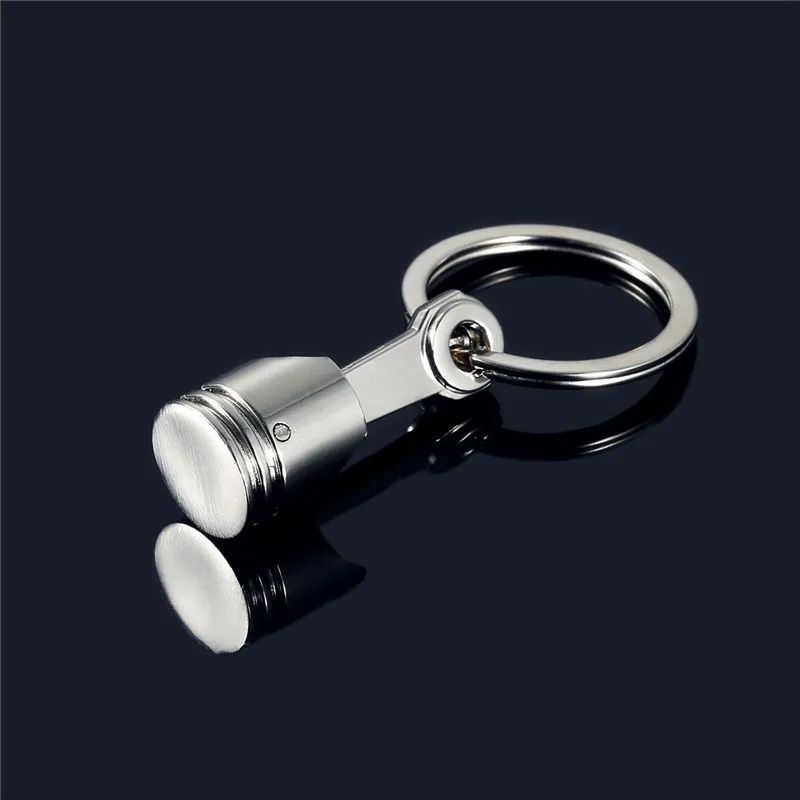 Металлический Брелок высокого класса автомобильный поршень кольцо для ключей