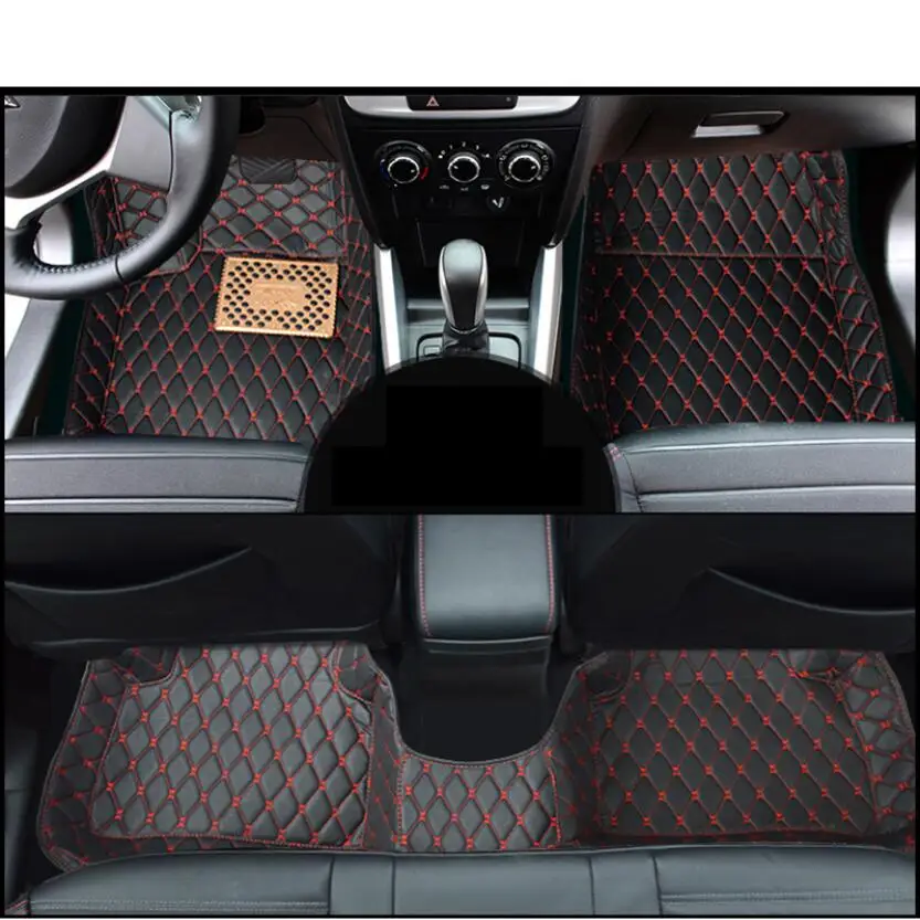 for leather car interior floor mat for suzuki SX4 SX4 S-Cross 2006-2020 2019 2018 2017 2016 2015 2014 2013 2011 2008