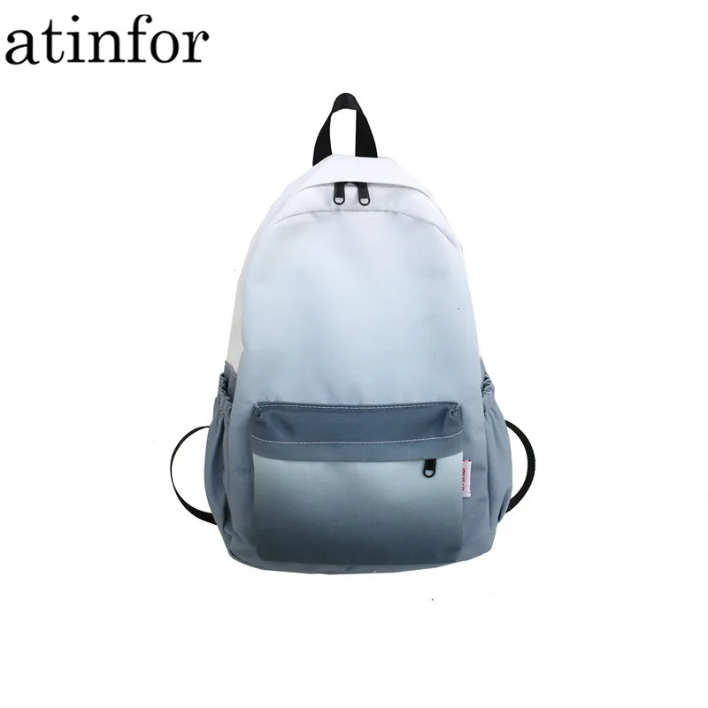 Брендовый женский холщовый рюкзак atinfor школьная сумка для подростков