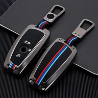 zinc alloy car key protection for bmw f10 f20 f30 z4 x1 x3 x4 m1 m2 m3 e90 1 2 3 5 7 series 3 buttons remote silicone cover case