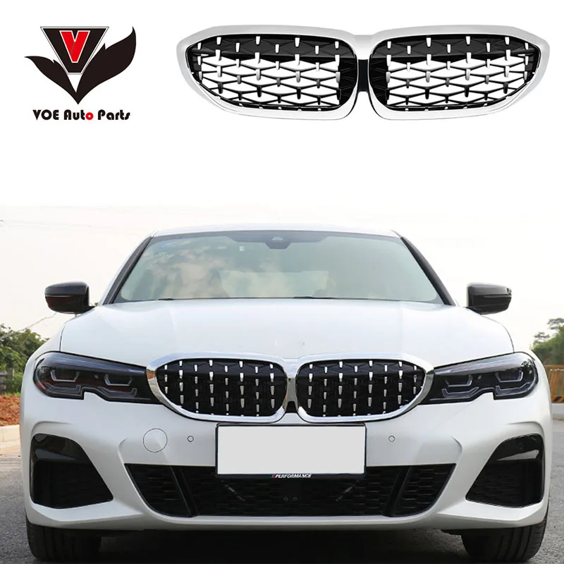 Бриллиантовый АБС пластик G20 автомобильный Стайлинг передний гоночный гриль