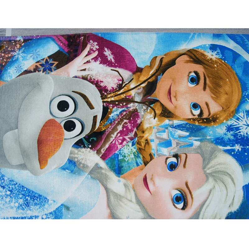 Disney 100% хлопок голубое Холодное сердце Эльза Анна Олаф женское летнее пляжное