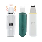 Ультразвуковой скруббер для кожи лица, вибрирующий массаж для удаления черных точек, лопатка черпак, очистка пор пилинг, кавитация