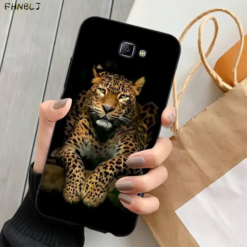 FHNBLJ Тигр Леопардовый принт пантера DIY Роскошный чехол для телефона Samsung J4 PLUS J7PRO J5