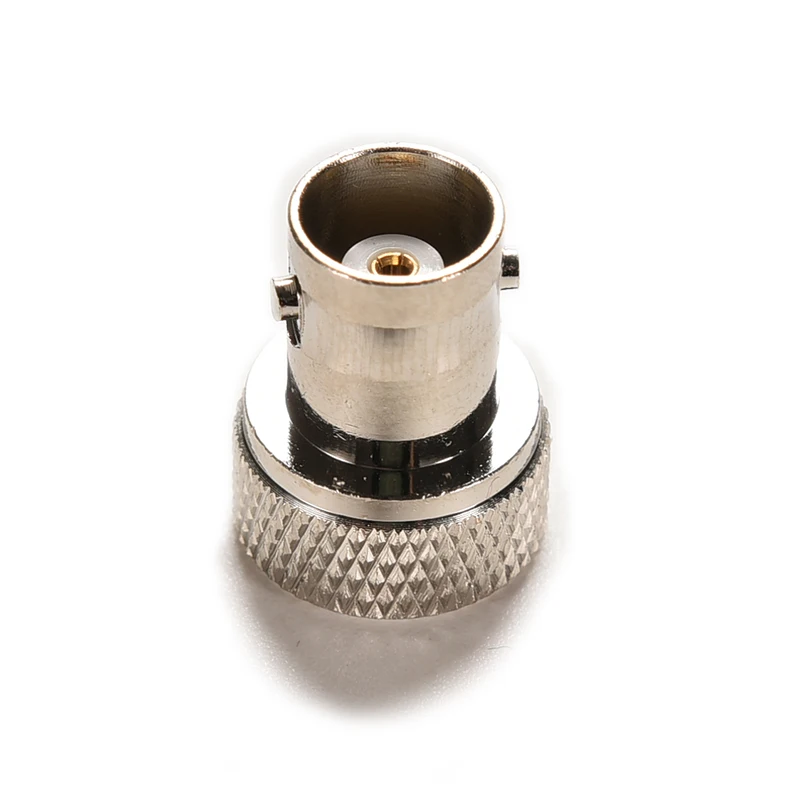 

1Pc BNC Female Jack To SMA Male Plug Coax Straight Connector Adapter Nickel