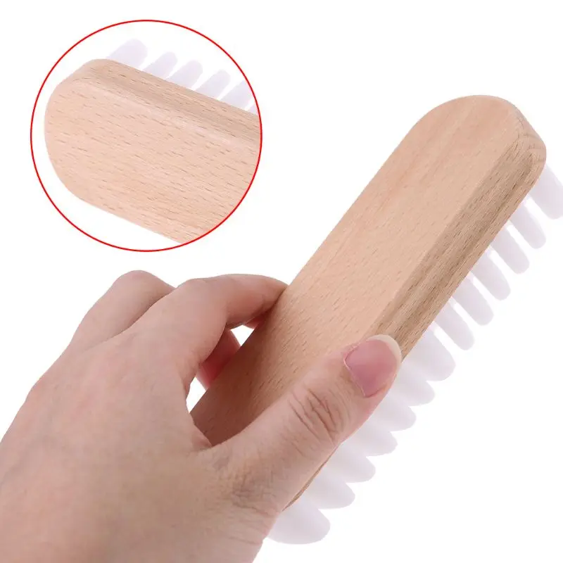 

Decontamination Brush D-type Suede Leather Velvet Snow Boots Shoes Cleaning Brushes Water-free Convenient Shoe Care Maintenance