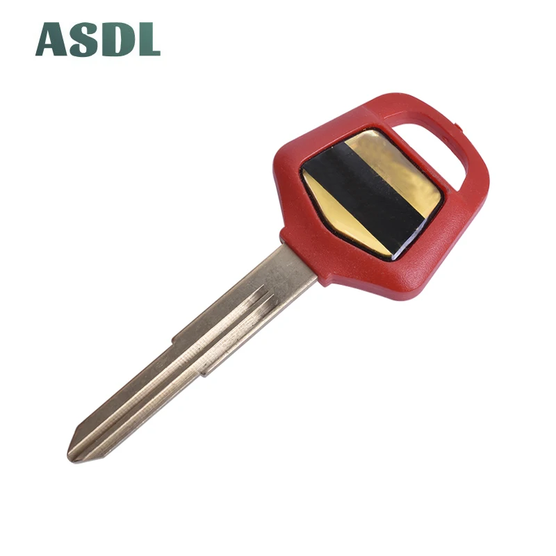 

Motorcycle Uncut Blade Blank Key Embryo Left & Right Double Slot For Honda GL1500 Uncut Blade Keys Chip #a