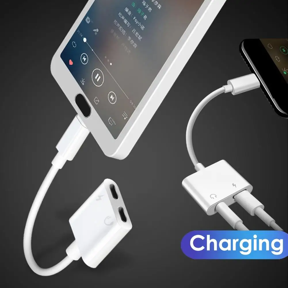 

Адаптер для наушников с двумя портами USB Type-C