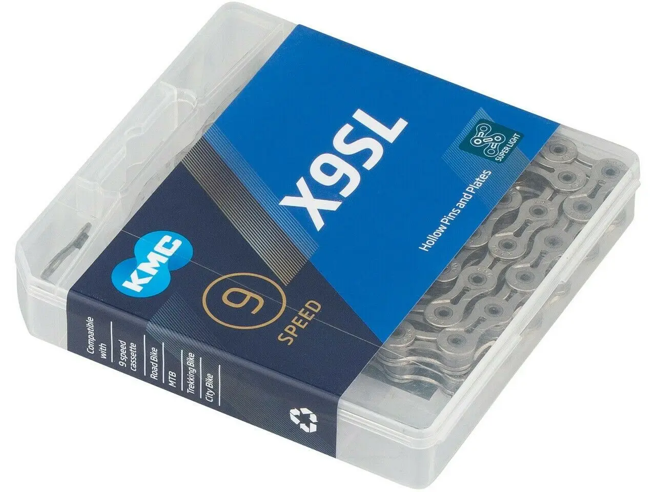 

KMC X9SL Bicycle Chain 9speed bike chain link wheel chains monutain/road bike chain kmc chain mtb/shimano chain whth original bo