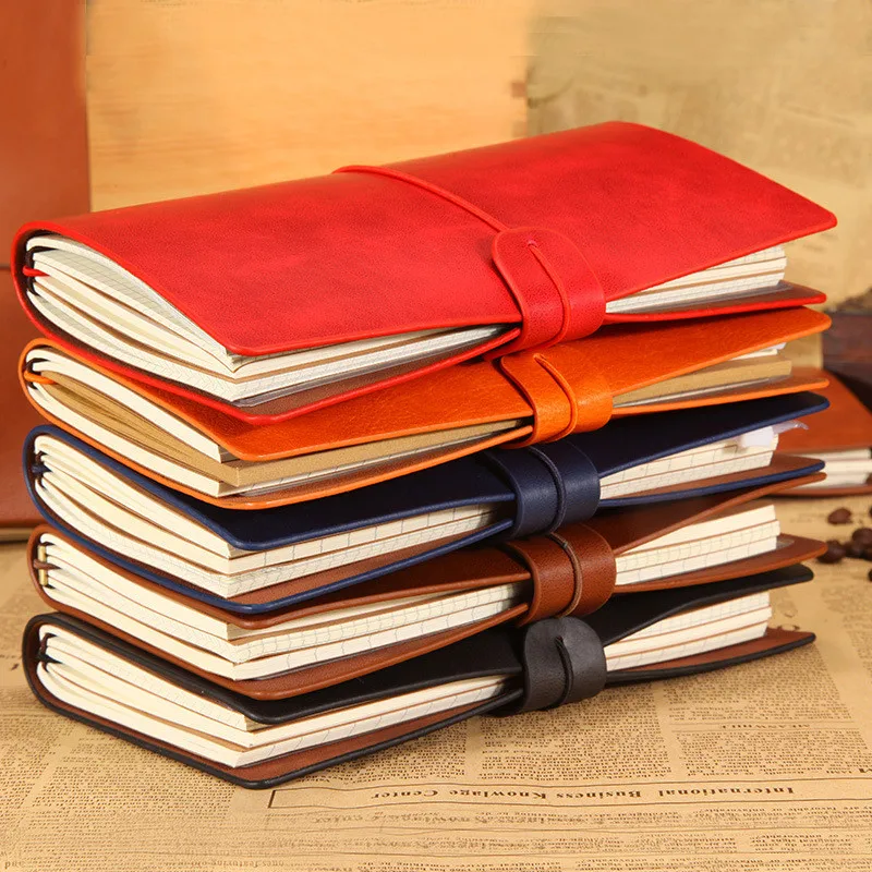 Soft Leather Travelers Notebook Planner DIY Creative Vintage Travel Journal Diary Notepads TN Spiral Daily Memo Notebooks Gifts |