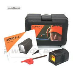 Black with NO mount Красный точка рефлекторный прицел Aim Acro P1 для пистолета RMR голографический прицел охотничий оптический прицел - Цвет: Black with NO mount