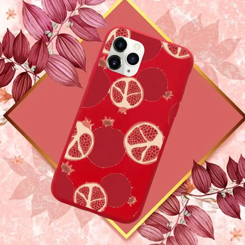 

Fruit cartoon food fashion Phone Case Candy Color for iPhone 6 7 8 11 12 s mini pro X XS XR MAX Plus