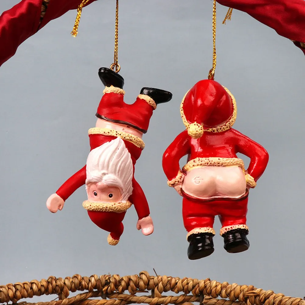 

Christmas Bare Butt Santa Pendant For Xmas Tree Home Party Hanging Ornaments Christmas Home Decoration Kids Gift