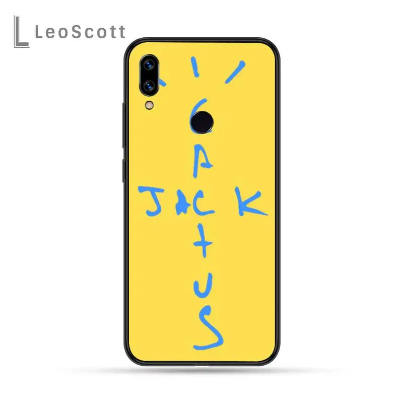 

cactus jack letter words Phone Case For Xiaomi Redmi Note 4 4x 5 6 7 8 pro S2 PLUS 6A PRO