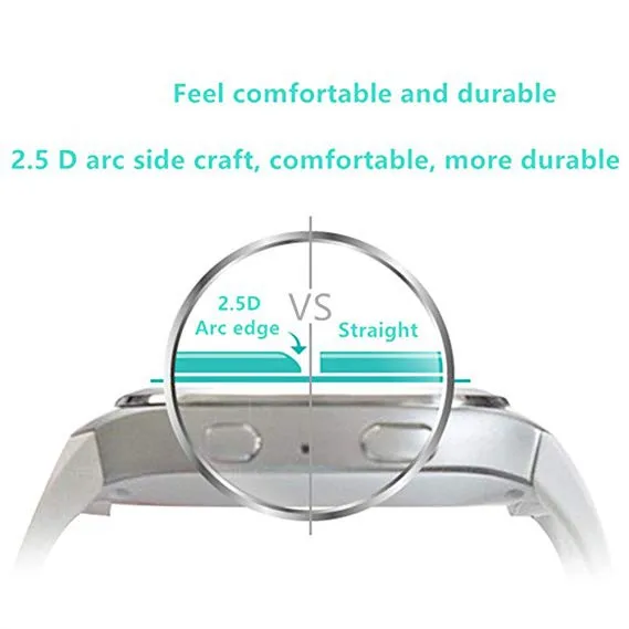 (2 Упак.) защитная пленка из закаленного стекла прозрачная защита для умных часов