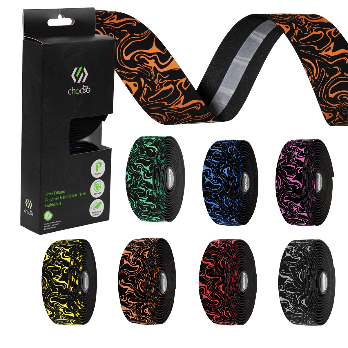 

CHOOEE Bicycle Handlebar Wrap Anti-Skid Cycling Handle Tapes Road Bike Bar Tape 2350mm