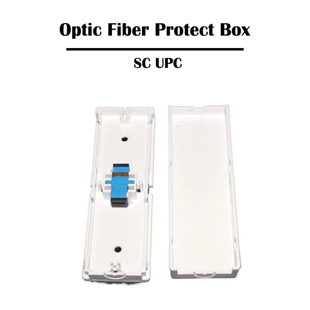 5 шт./лот SC волоконно защитная коробка с/без Оптического Адаптера UPC/APC SM