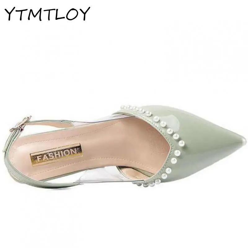 Женские модные туфли на высоком каблуке с острым носком сексуальные свадебные