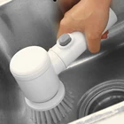 Ручная электрическая Чистящая Щетка, электрическая щетка, беспроводная Чистящая Щетка для ванной, кухни, бытовые чистящие инструменты
