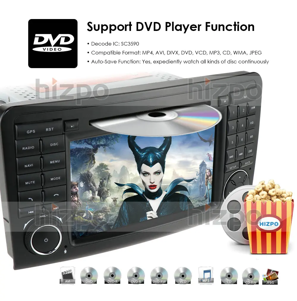 Автомагнитола 2 Din Android 10 0 7 дюймов для Mercedes Benz GL ML CLASS W164 ML350 USB стальное колесо