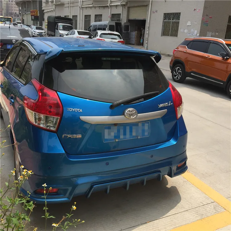 Спойлер для Yaris 2014 2017 спойлер хэтчбека Toyota из АБС пластика YDKD заднего крыла