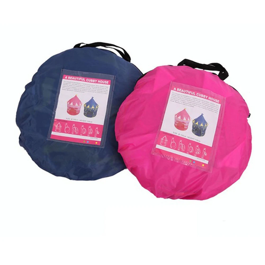 Палатка для игр в форме замка портативная складная палатка Tipi Prince детский уютный