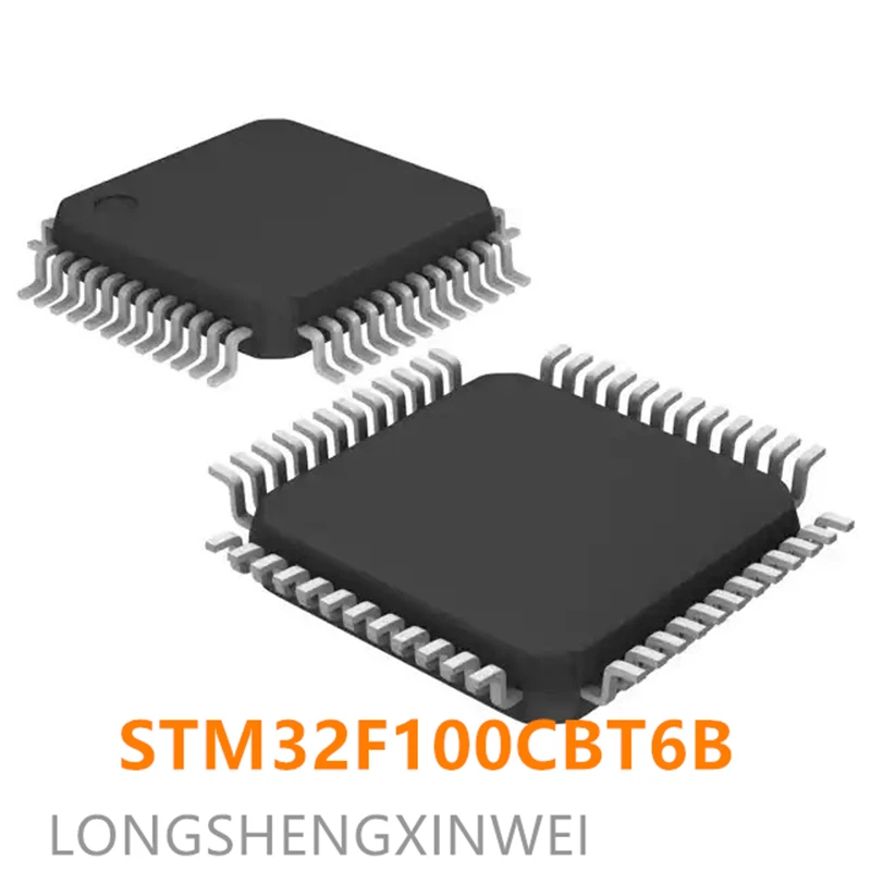 

Микроконтроллер STM32F100CBT6B STM32F100 32F100CBT6B QFP48 MCU, 1 шт.