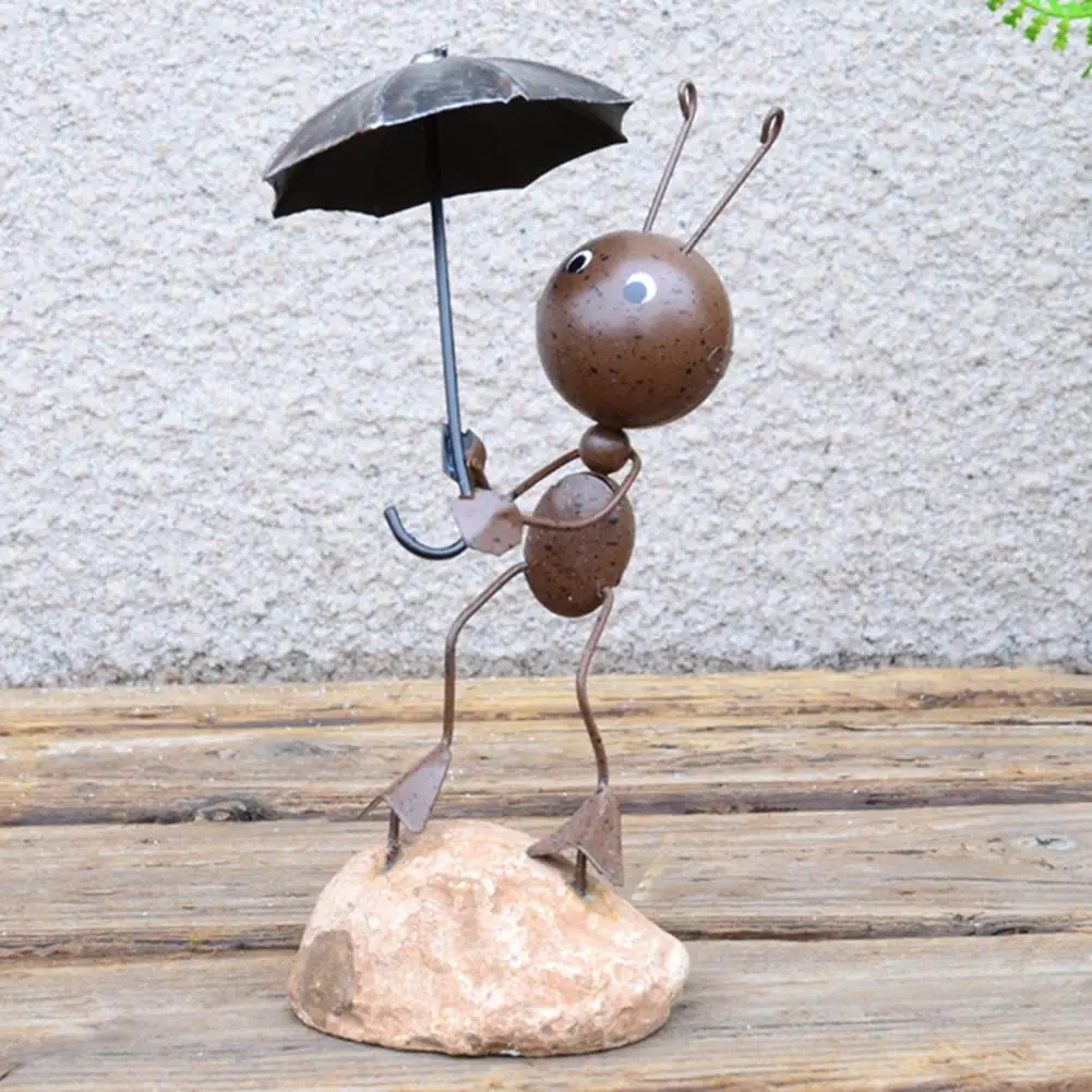 Милая кукла муравей из смолы модель игрушки для детей фигурки миниатюрная