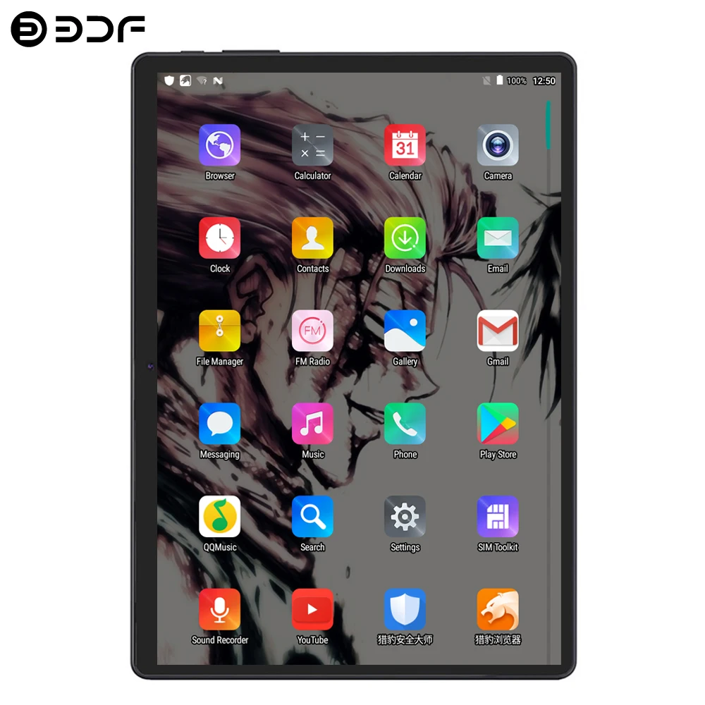 BDF горячая Распродажа планшет 10 дюймов 3g 4G LTE планшетный ПК Android 7,0 Восьмиядерный 4 Гб ram 64 ГБ rom WiFi 10,1 планшет ips 1280*800 Tab