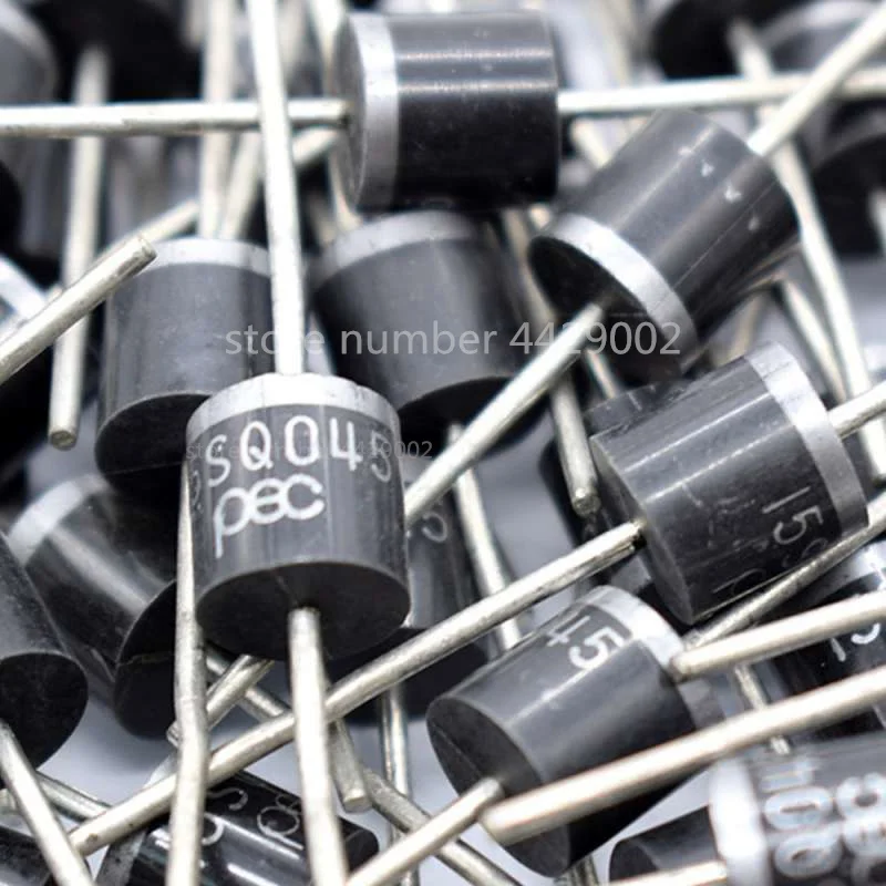 

100pcs 15A 45V Blocking Diode Axial Rectifier Blocking Diode for DIY Solar Panel