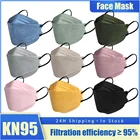 Маски для взрослых Mascarilla KN95, Mascarillas FPP2 Fish KN95, Morandi FFP2mask, дышащая FFP2, одобренная маска для лица FFPP2, FFP 2 CE