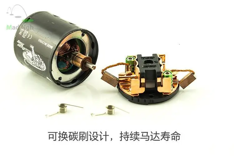 Снежная пантера хобби RC 540 35T 45T 55T с высоким крутящим моментом водонепроницаемый матовый мотор для гусеничных весов осевой SCX10 RC4WD D90 TRX4