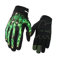 cycling gloves full finger skull gel pads bike bicycle gloves motorcycle sports downhill racing long gloves unisex equipment