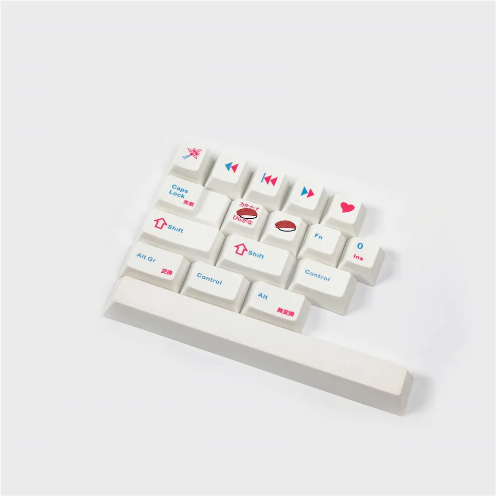 Japonês sushi keycaps teclado mecânico keycap cereja