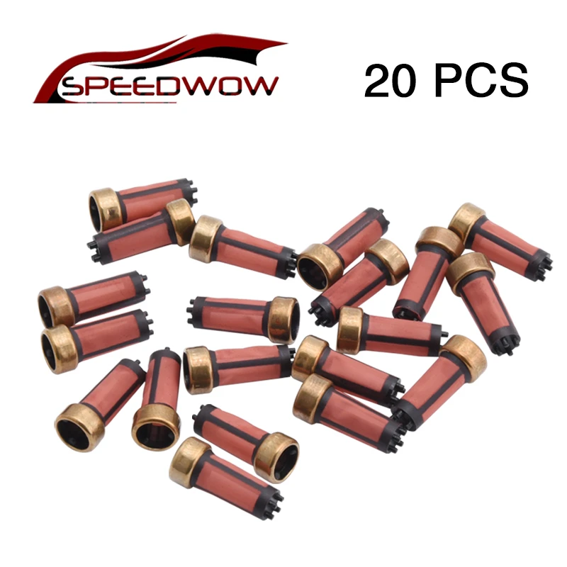 SPEEWOW 20 шт Авто инжектор топлива микро фильтры Корзина Фильтр для Audi BMW GMC Ремонтный
