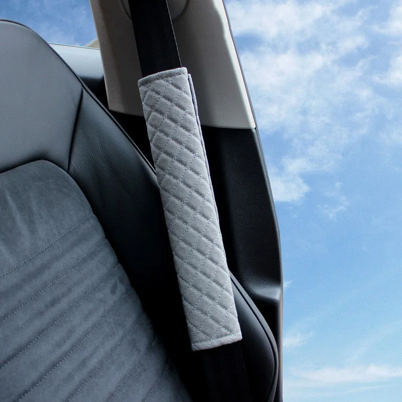 

1/2pcs Soft Car Seat Belt Cover Universal Auto Seat Belt Covers Warm Plush Shoulder Cushion Protector Safety Belts Protection