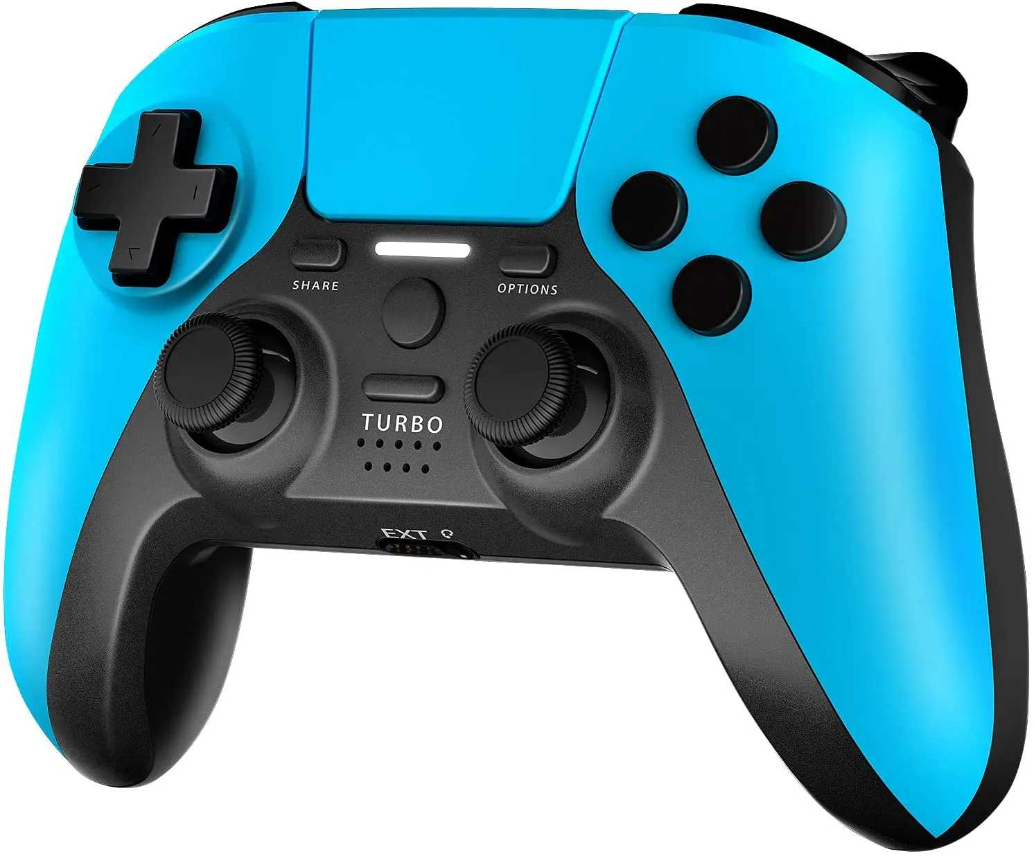

Wireless Game Controller Compatible with PS4 Console,and has Turbo Button and Six-axis Function-Blue