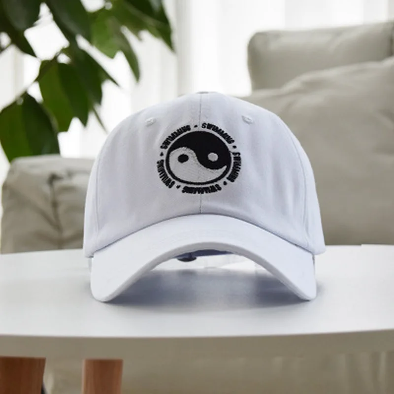 Mac Miller шляпа для папы 100% хлопок плавания Инь и Ян вышитая Бейсболка Snapback бейсболка