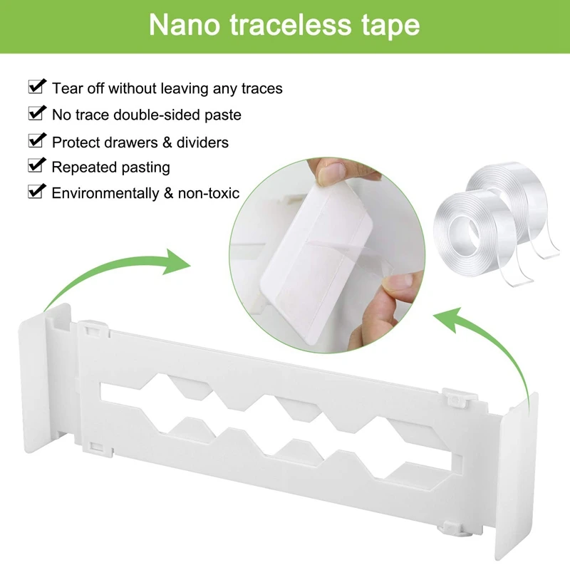 Регулируемый разделитель для ящиков 6 упаковок лента крепкая надежная фиксация